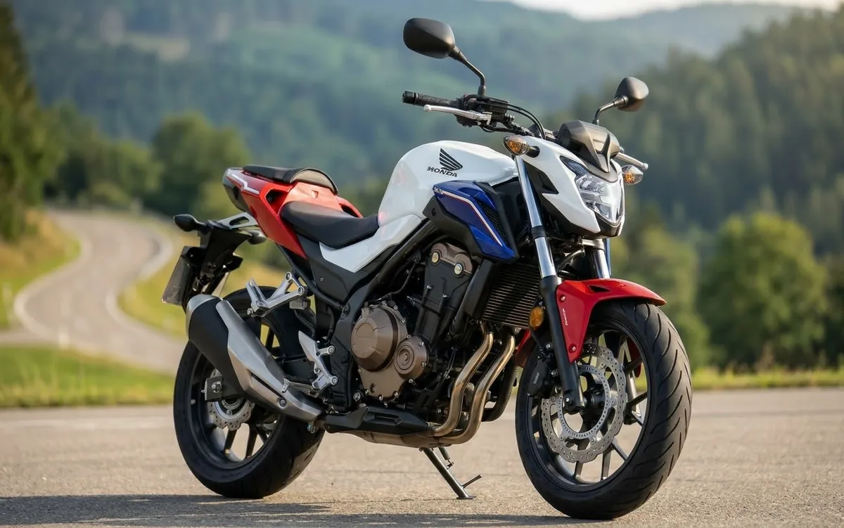 Honda CB 500F Ausbildungsmotorrad der Fahrschule Golubar für Klasse A2